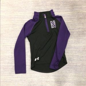 Northwestern wildcats under armour 4 half zip